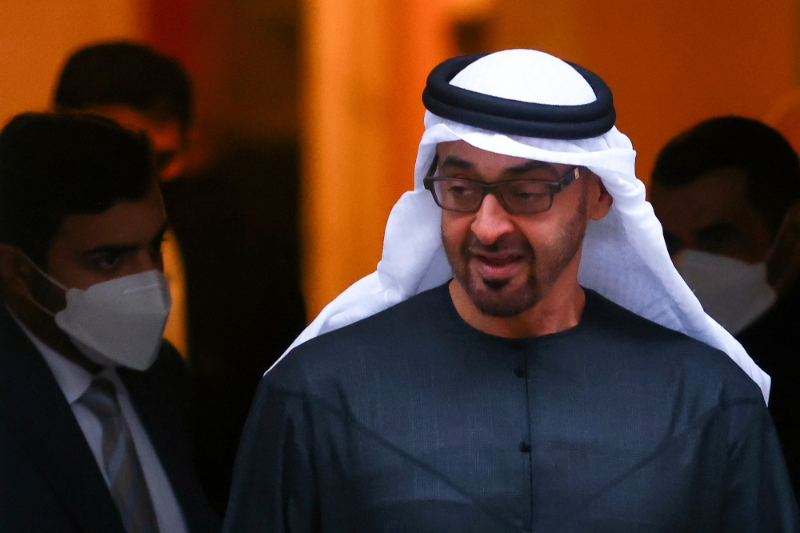 UAE Crown Prince Mohamed bin Zayed Al Nahyan.