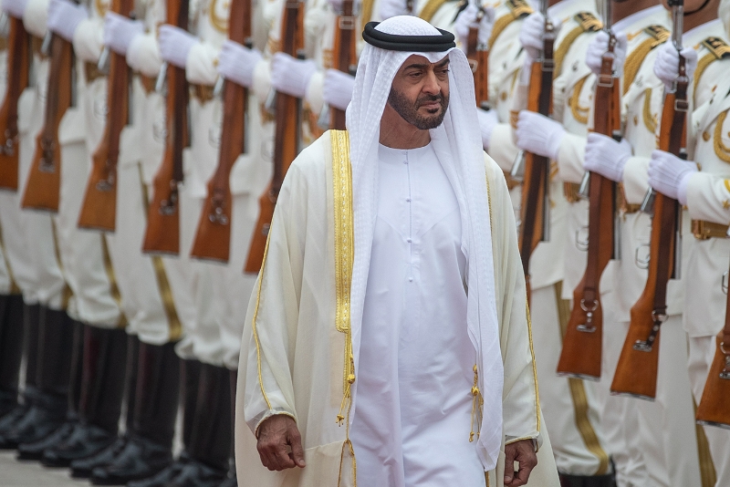 Abu Dhabi Crown Prince Mohamed bin Zayed al Nahyan.