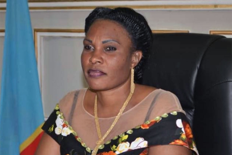 Lualaba vice governor Fifi Masuka Saini.