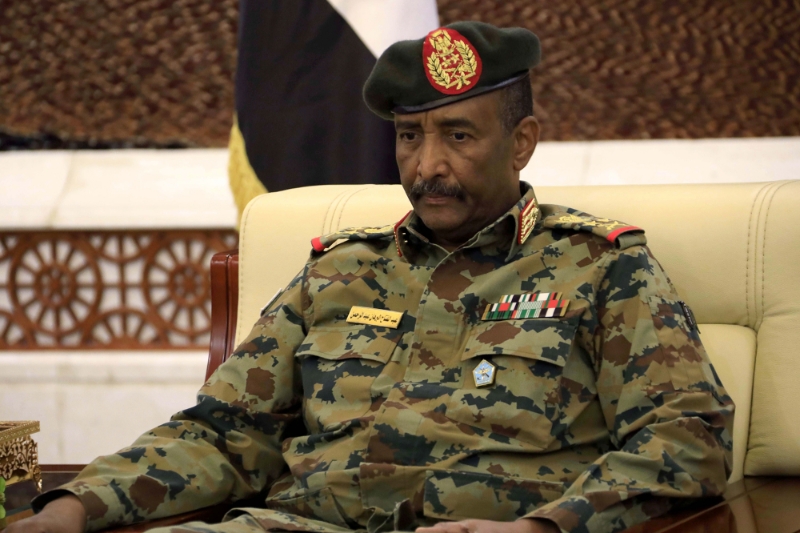 General Abdel Fattah Al Burhan in 2019.