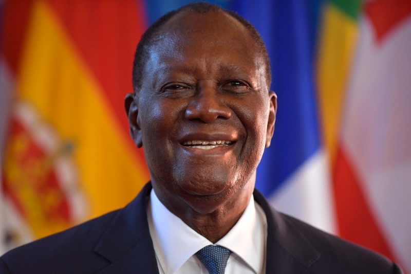 Ivory Coast's president Alassane Ouattara.