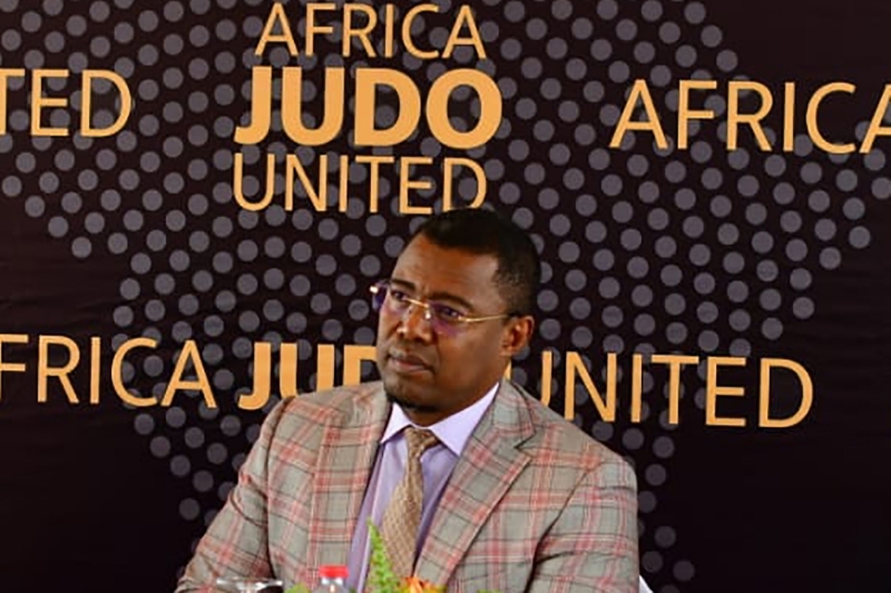 Malagasy MP Siteny Randrianasoloniaiko, President of the African Judo Union.