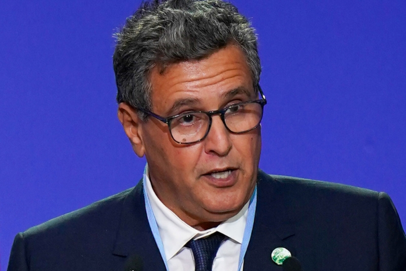 Morocco's Prime Minister Aziz Akhannouch.
