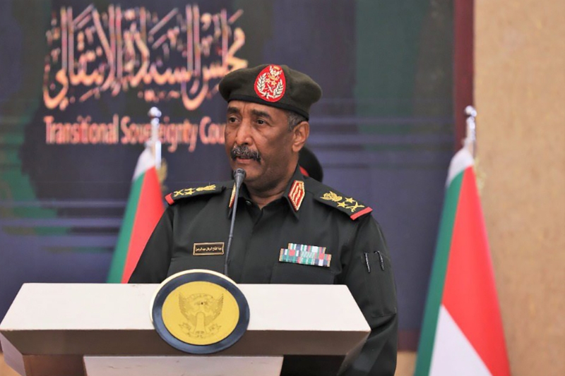 Sudan's General Abdel Fattah al-Burhan.
