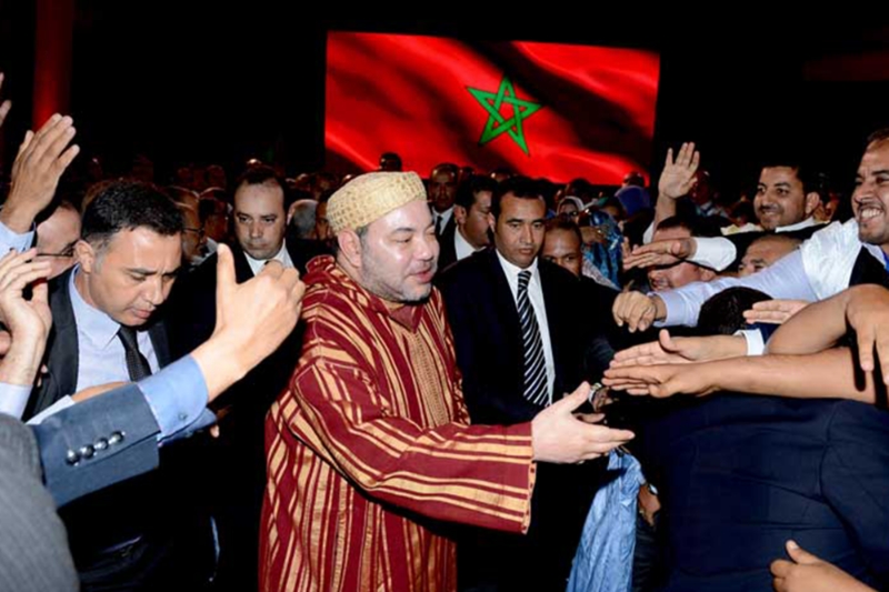 Mohammed VI during his last official visit to Dakhla in February 2016.