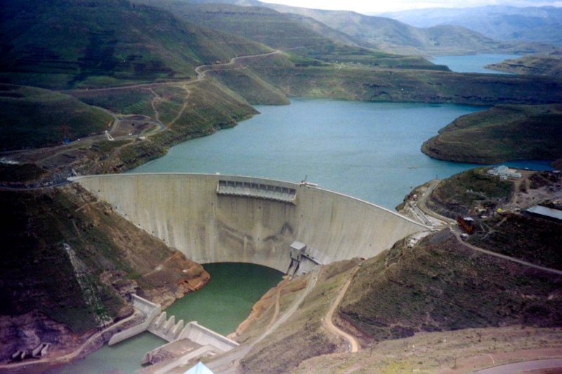 The Katse Dam, in Lesotho.