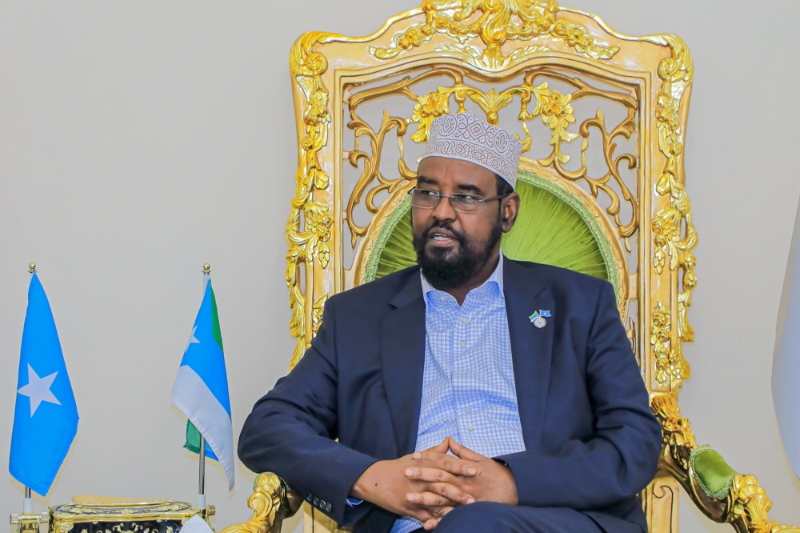 The President of the Somali federal state of Jubaland, Ahmed Madobe.