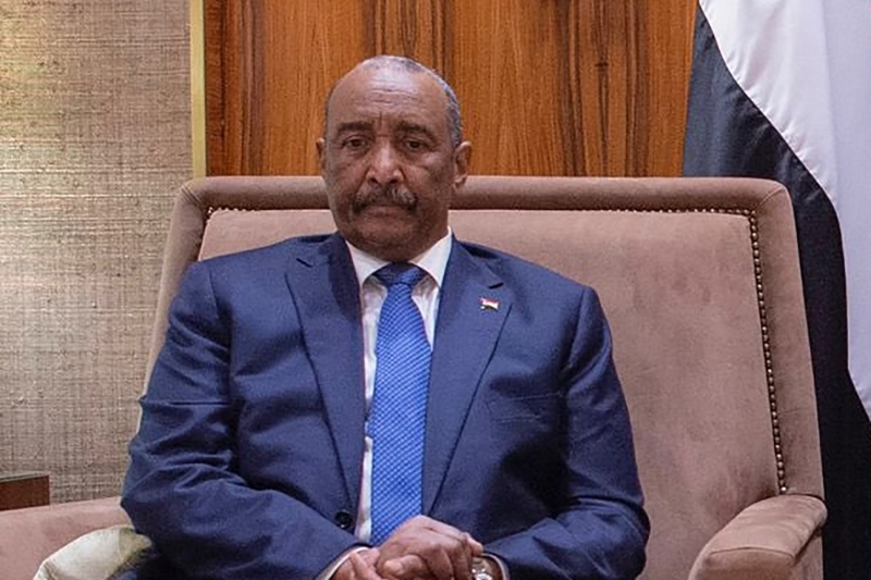 The Chairman of the Sudanese Sovereign Council, General Abdel Fattah al-Burhan.