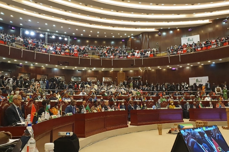 The African Union summit in Malabo, Equatorial Guinea.