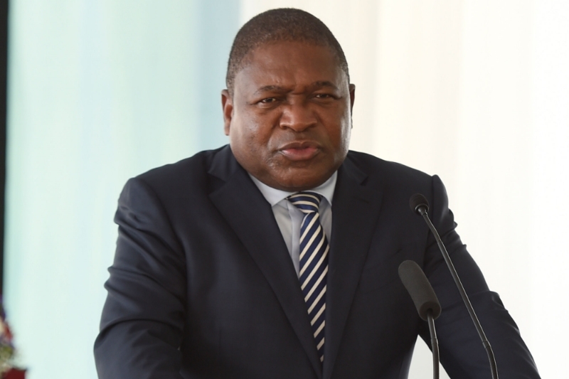 Mozambican president Filipe Nyusi.