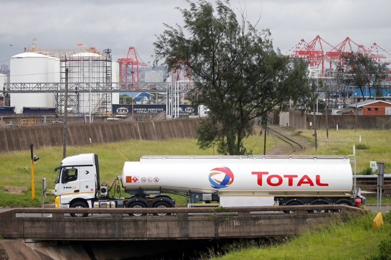 A TotalEnergies truck transporting fuel in Durban, South Africa on 7 February 2019. REUTERS/Rogan Ward