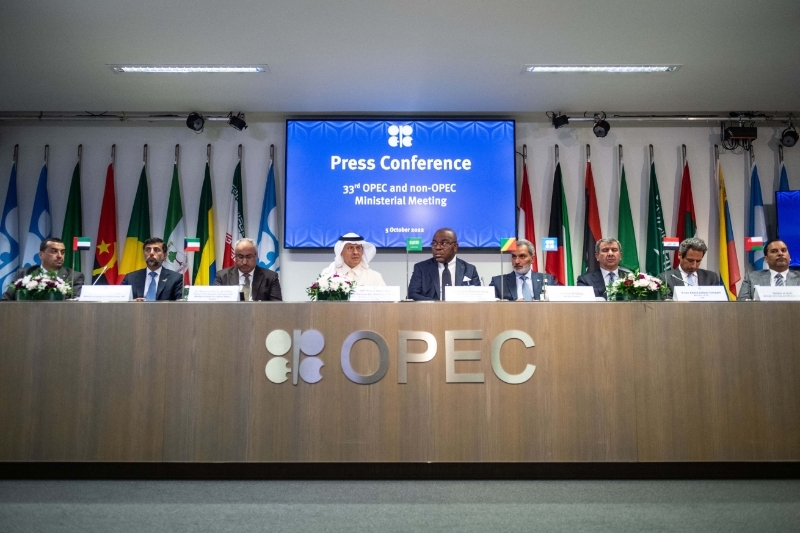 Representatives of OPEC member countries.