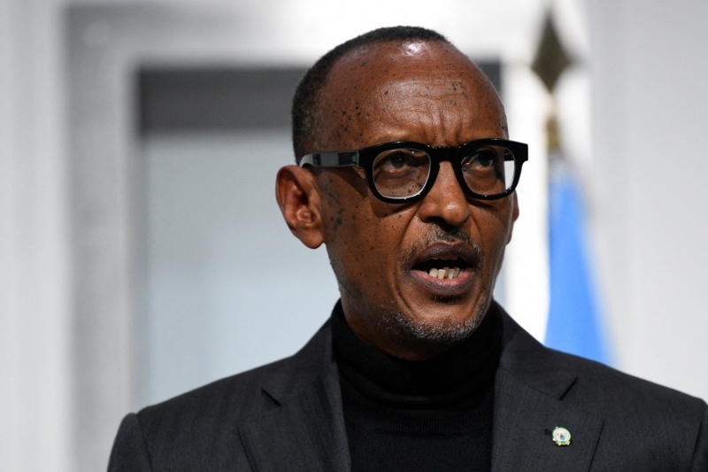 Rwandan president Paul Kagame.