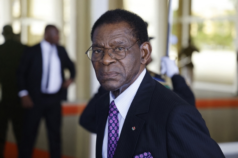 Equatorial Guinean president, Teodoro Obiang Nguema.