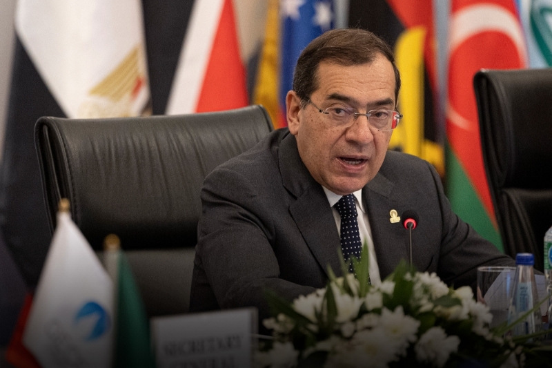 Egyptian Minister of Petroleum Tarek el-Molla in Cairo on 25 October 2022.