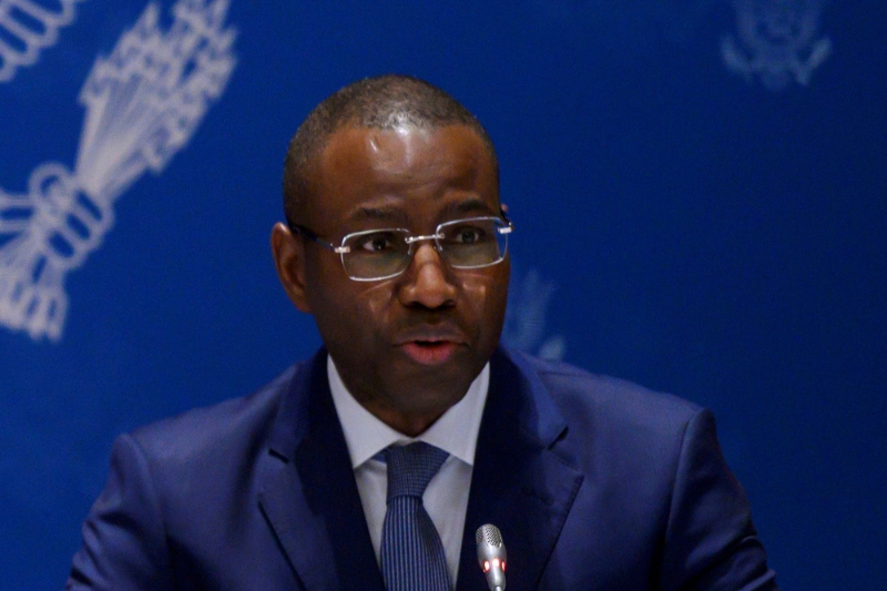 Senegalese economic minister Amadou Hott