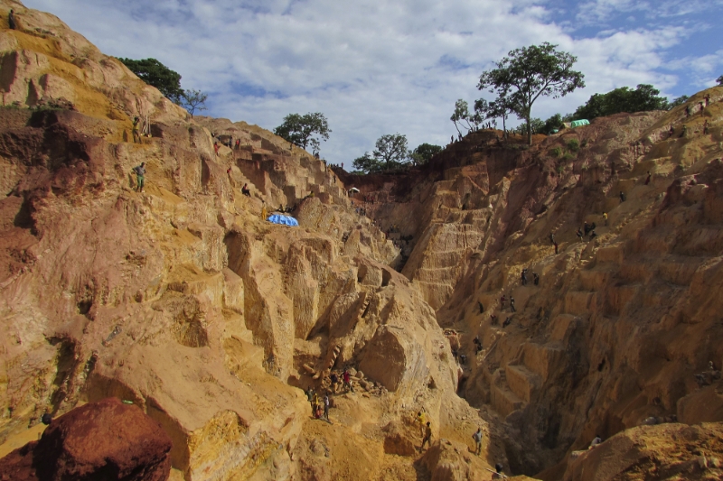 The Ndassima gold mine in the Central African Republic.