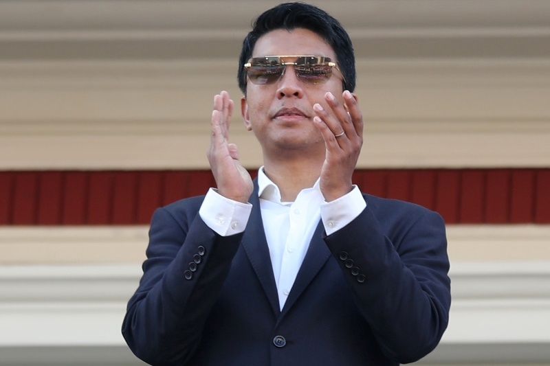 Malagasy President Andry Rajoelina.