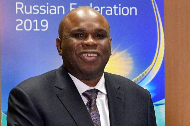 The president of the pan-African bank Afreximbank, Benedict Oramah.