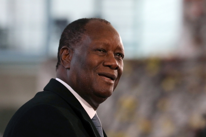 Ivorian president Alassane Ouattara.