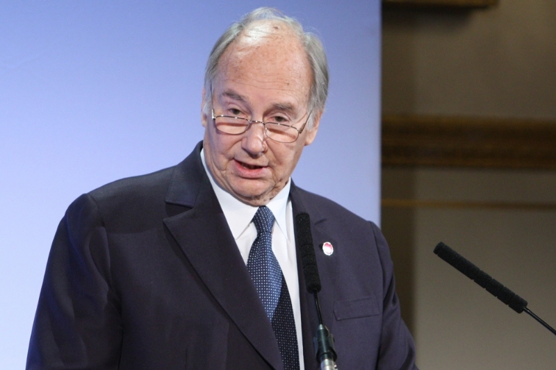Prince Shah Karim Al Husaini, known as the Aga Khan, the spiritual leader of Ismaili Muslims and tycoon whose empire is spearheaded by Jubilee in eastern Africa.