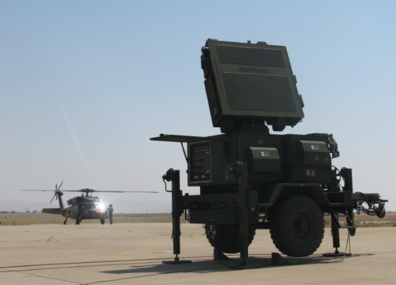 Mobile radar Kalkan-II made by Turkey's Aselsan.