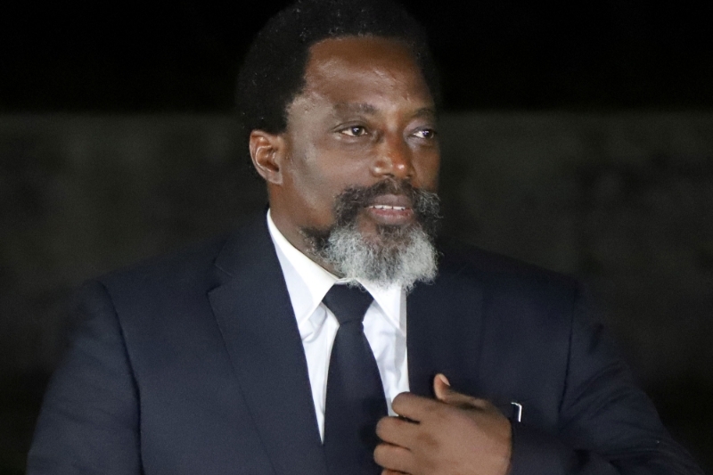 The former Congolese head of state Joseph Kabila.