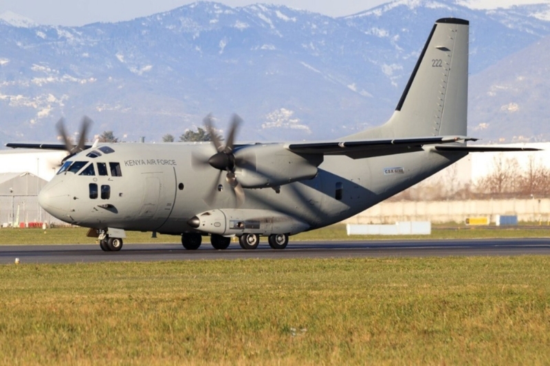 The C-27J Spartan cargo and personnel carrier.