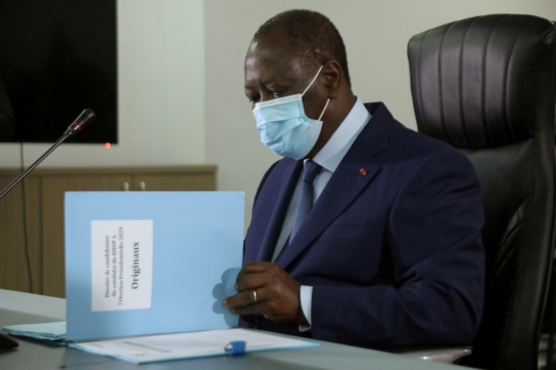 Ivorian President Alassane Ouattara is determined to run for a third term.