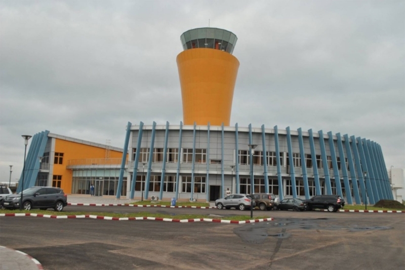 Kinshasa N'djili International Airport.