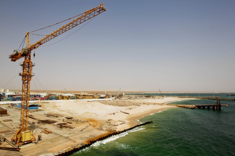 The port of Nouakchott.