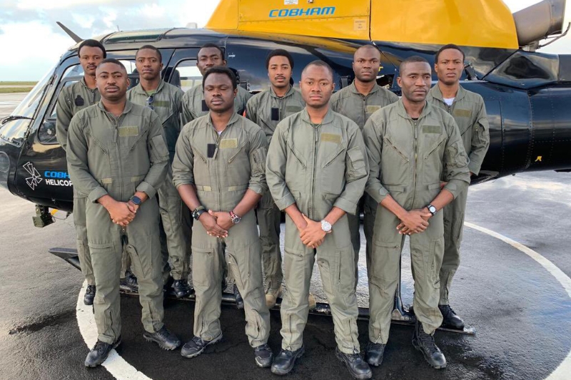 Nigerian pilots trained by Cobham Aviation Services.