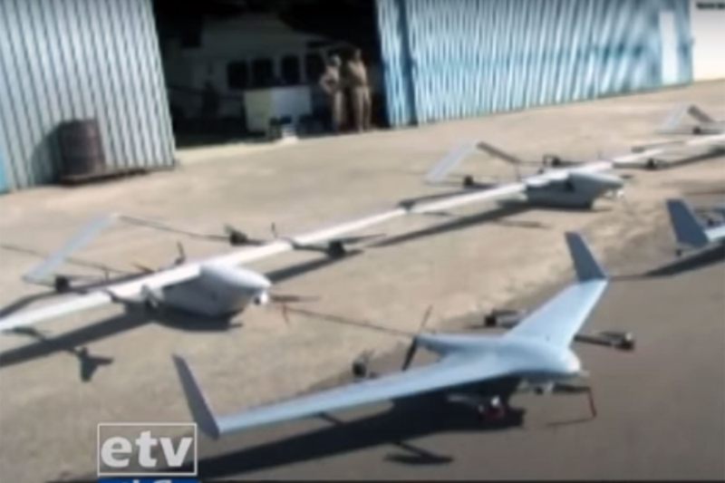 The Zerotech Chinese drones shown by the head of the Ethiopian Air Forces on Ethiopian TV.