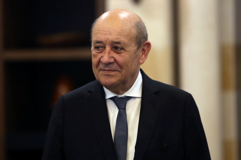 French Foreign Affairs Minister Jean-Yves Le Drian.