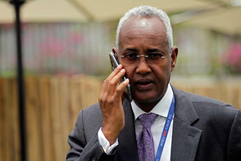 The director of the Djibouti Ports and Free Zones Authority, Aboubaker Omar Hadi.