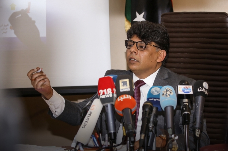 Prosecutor General Siddiq al-Sour in Tripoli, 14 March 2018.