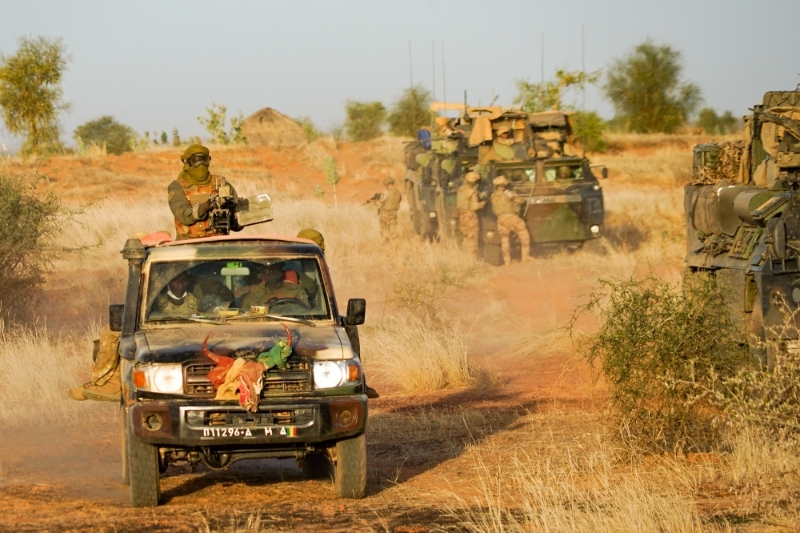 Malian Armed Forces (FAMa) soldiers, near Gourma in Mali.