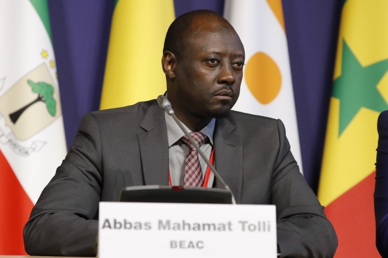 Abbas Mahamat Tolli, governor of the Bank of Central African States, in Paris in 2018.
