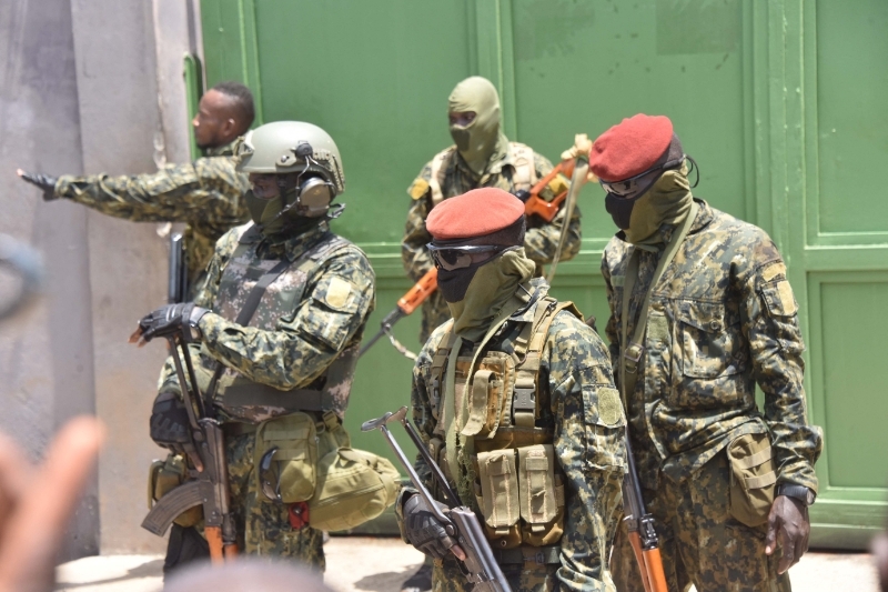 Members of the Guinean Special Forces.