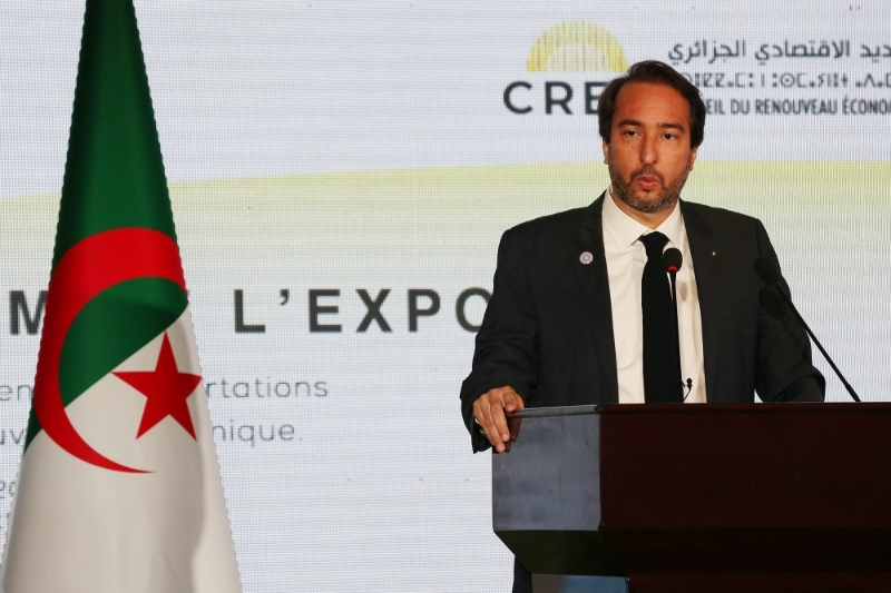 Kamel Moula, president of the Conseil du renouveau économique algérien (CREA), in Algiers, 20 October 2022.