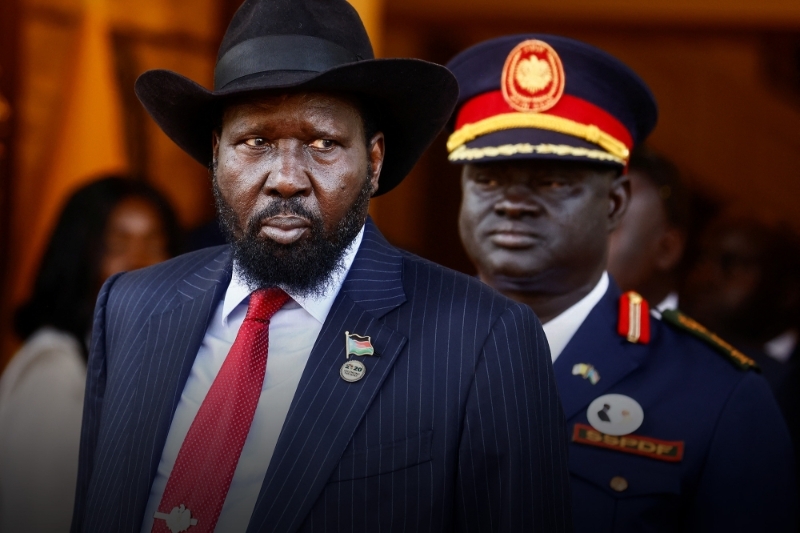 South Sudan's president Salva Kiir in Juba, South Sudan, on 3 February 2023.