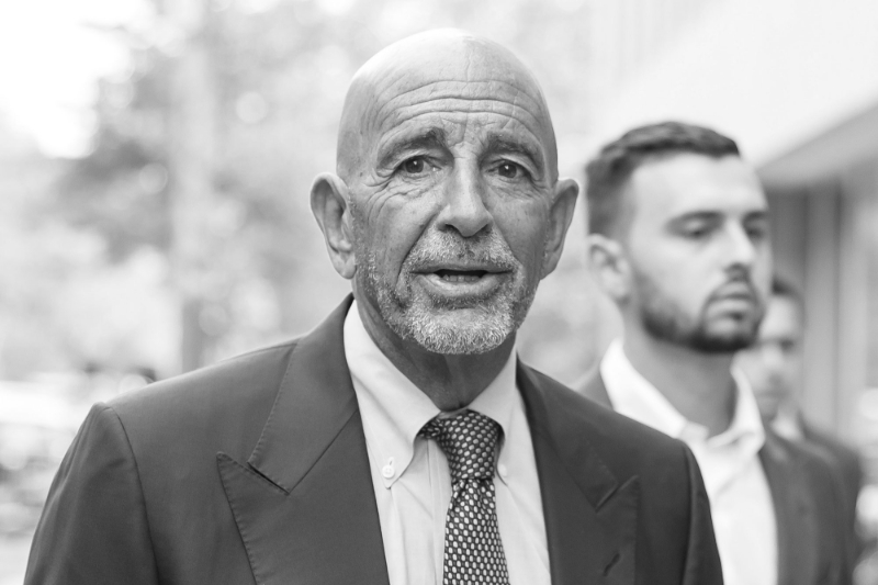 Businessman Tom Barrack is accused of acting as an agent of influence on behalf of Abu Dhabi with Donald Trump.